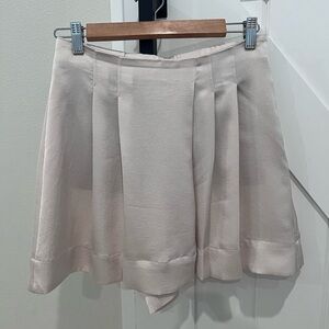 Banana Republic Satin Cream Skort